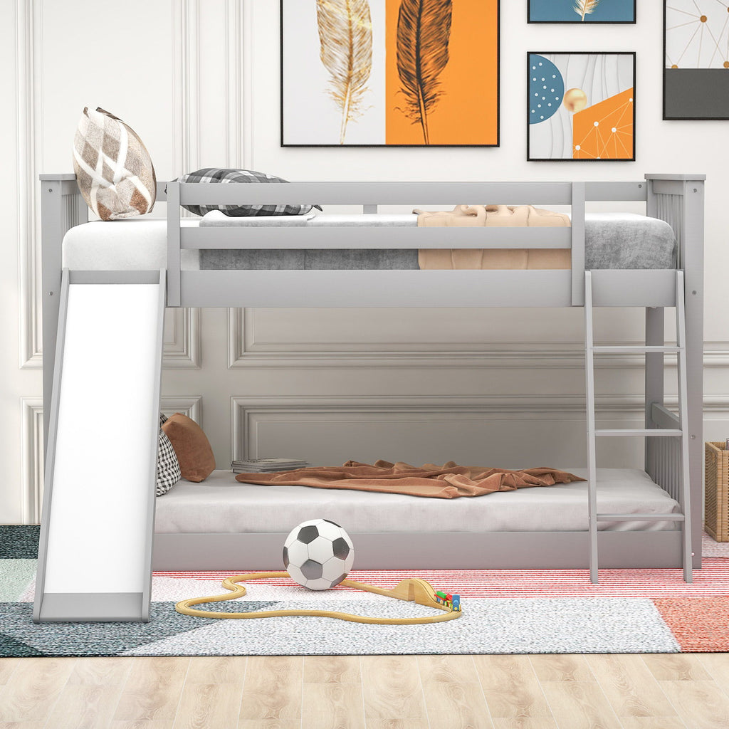 Bunk Bed & Convertible Slide And Ladder