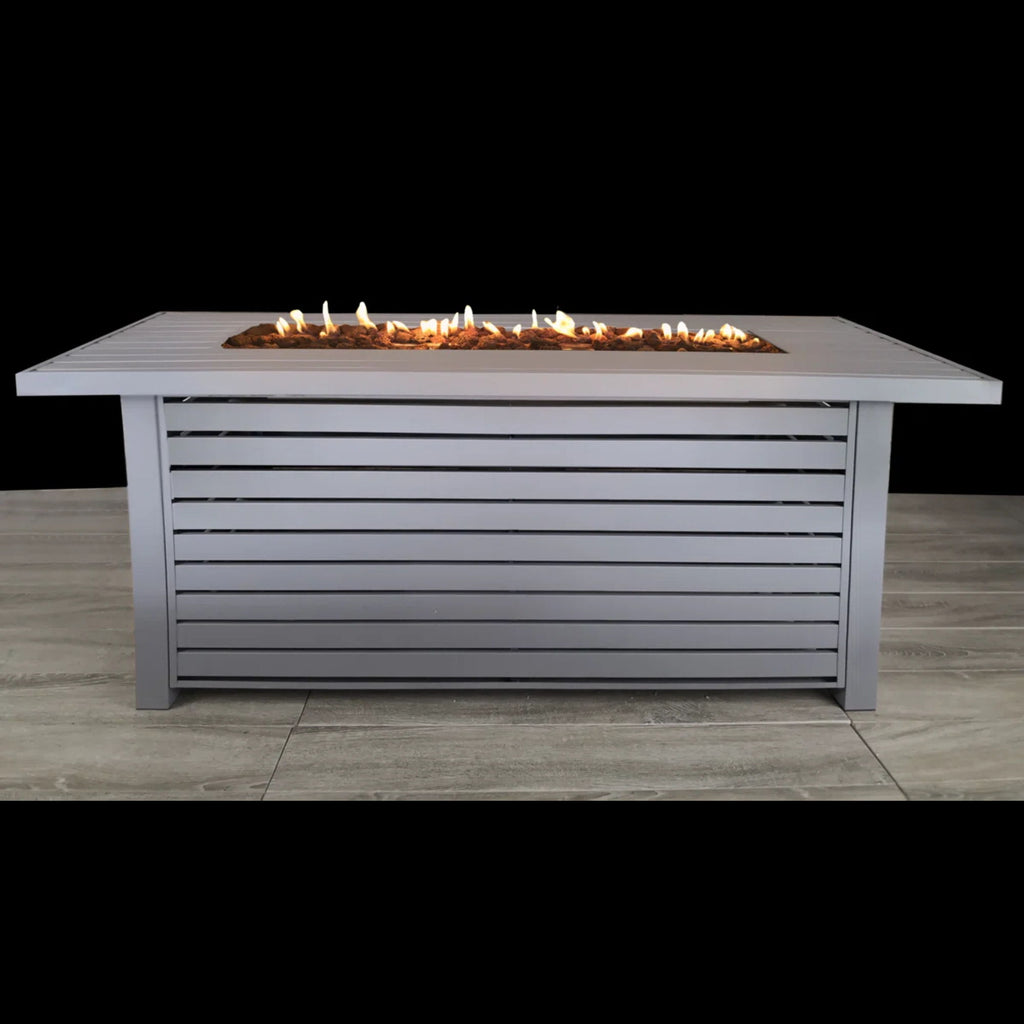 Propane / Gas Outdoor Fire Pit Table With Lid