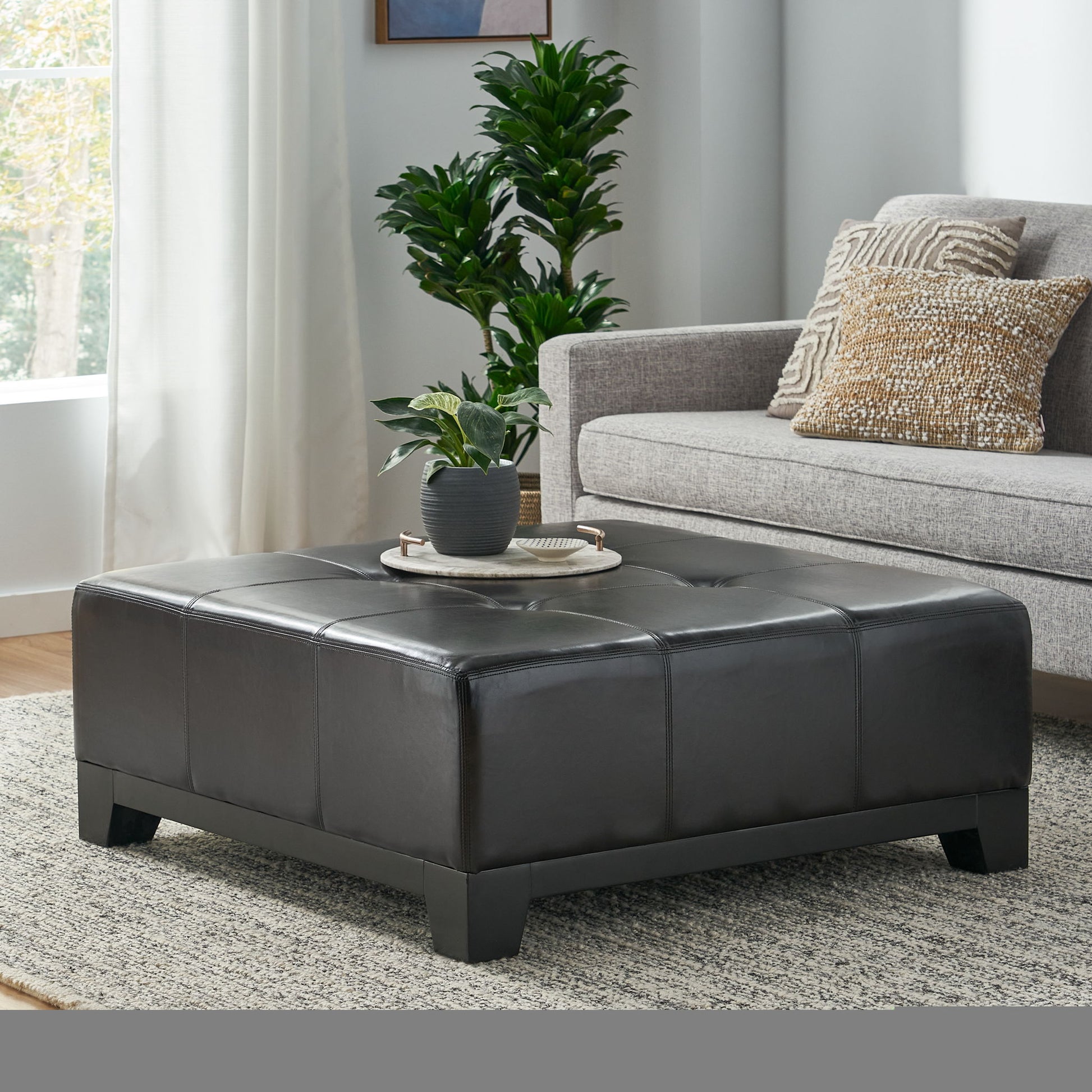Darlington - Ottoman Coffee Table - Espresso Brown