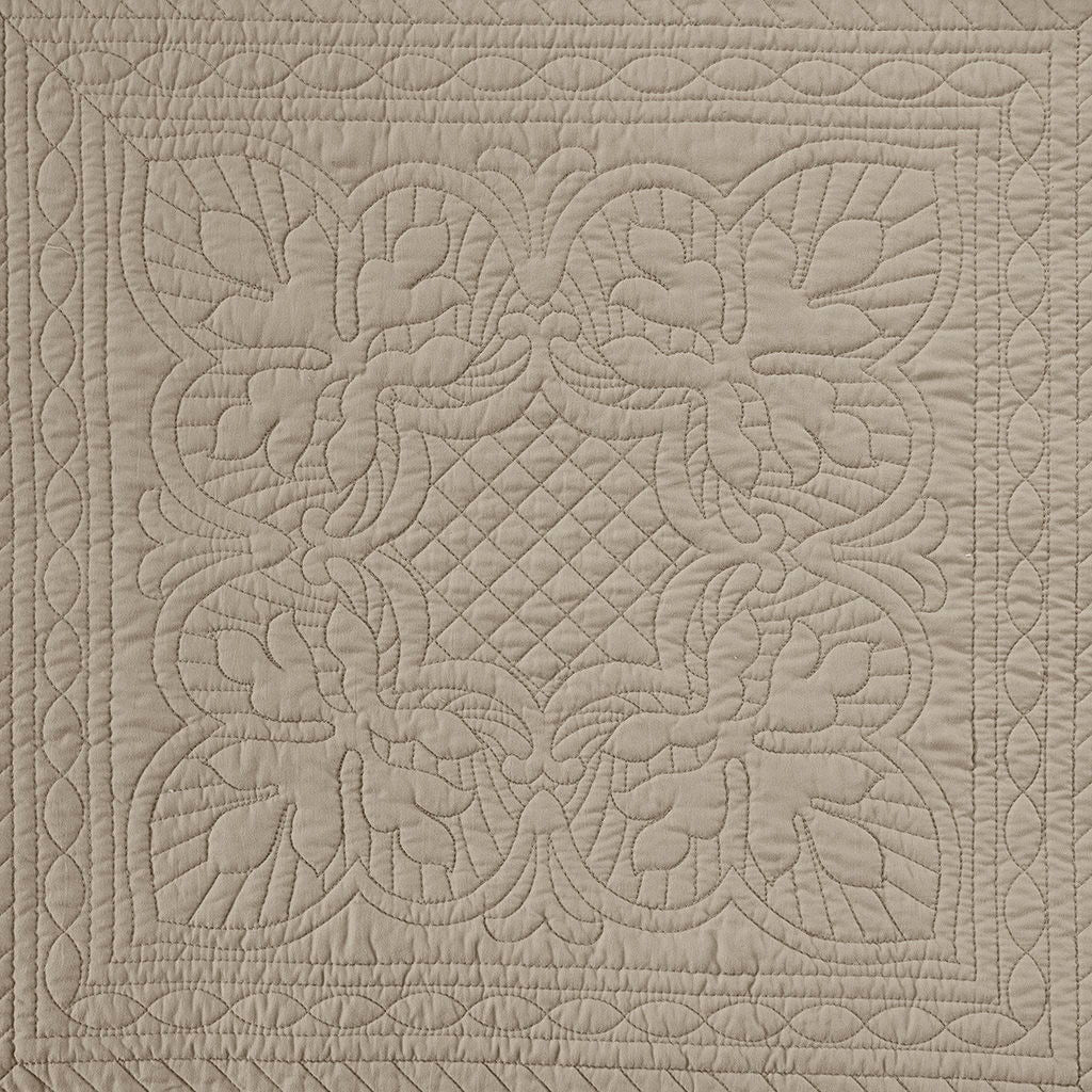 Tuscany - 6 Piece Scalloped Edge Daybed Cover Set - Khaki