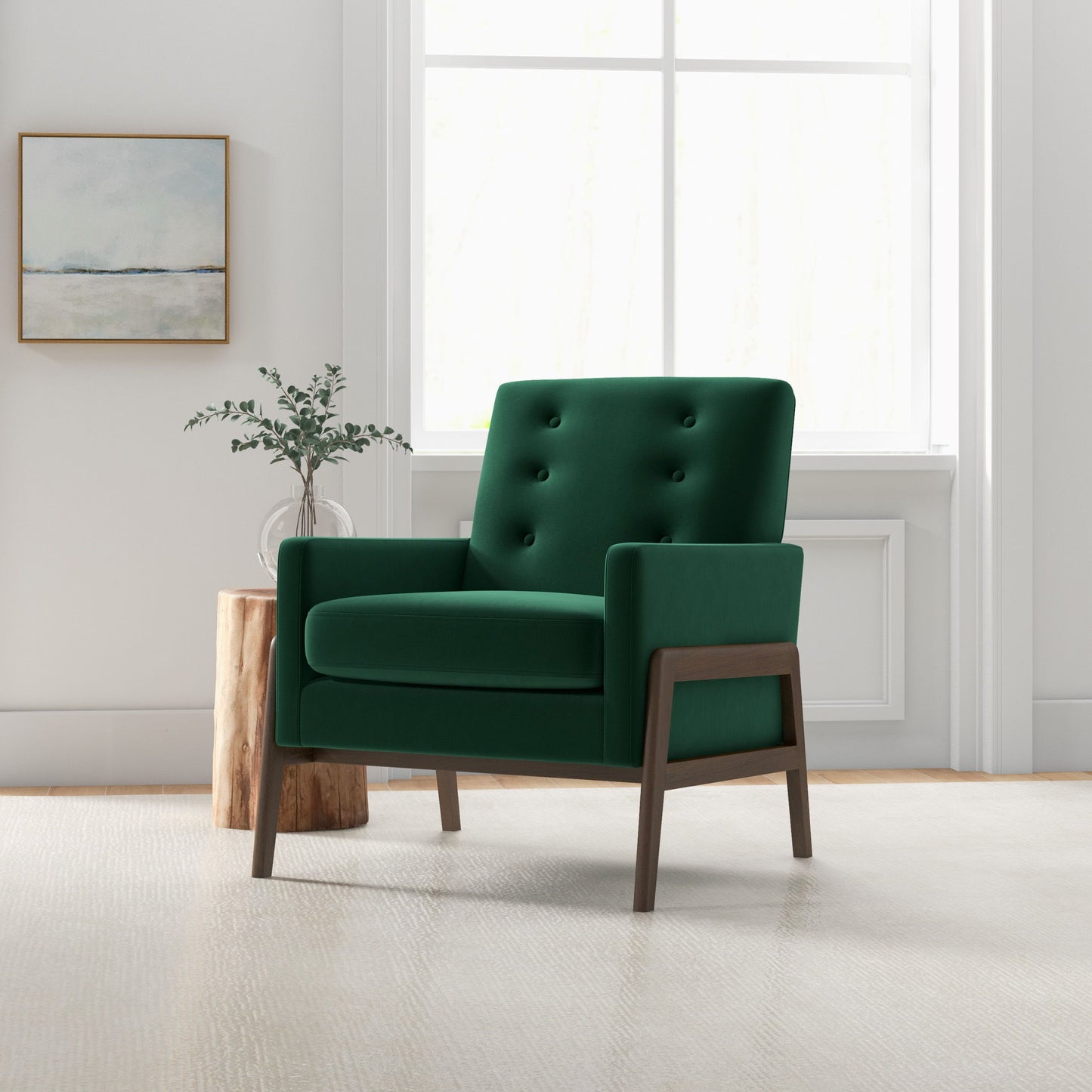 Cole - Solid Wood Lounge Chair