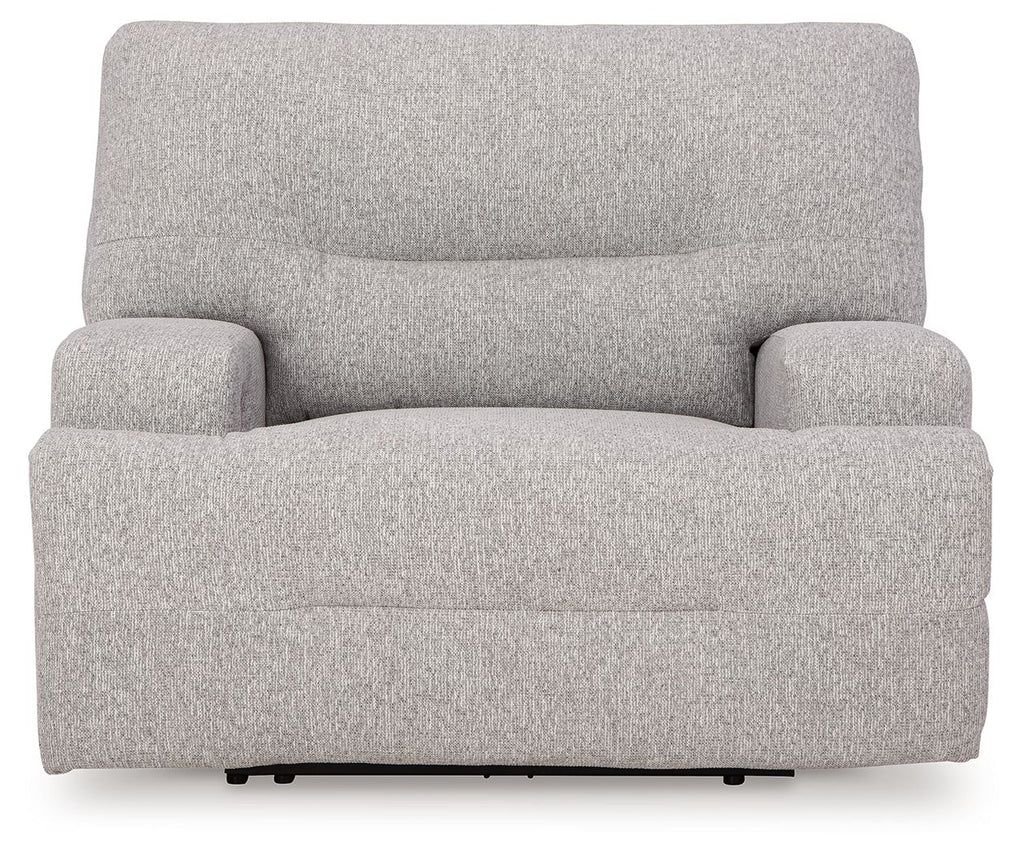 Acklen Place - Wide Seat Power Recliner - Pewter