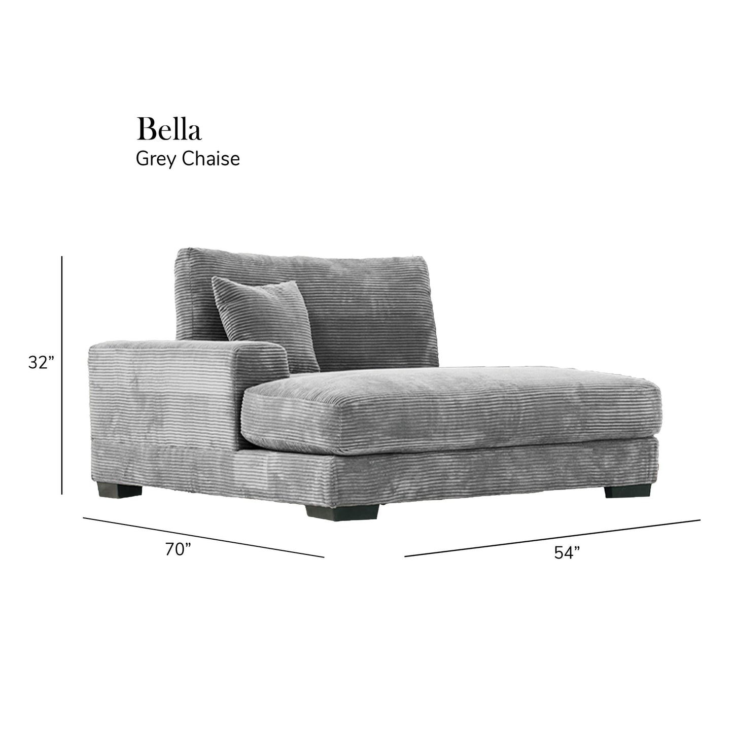 Bella - Corduroy Sectional