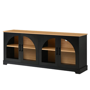 TV Stand With Semi Arched Doors