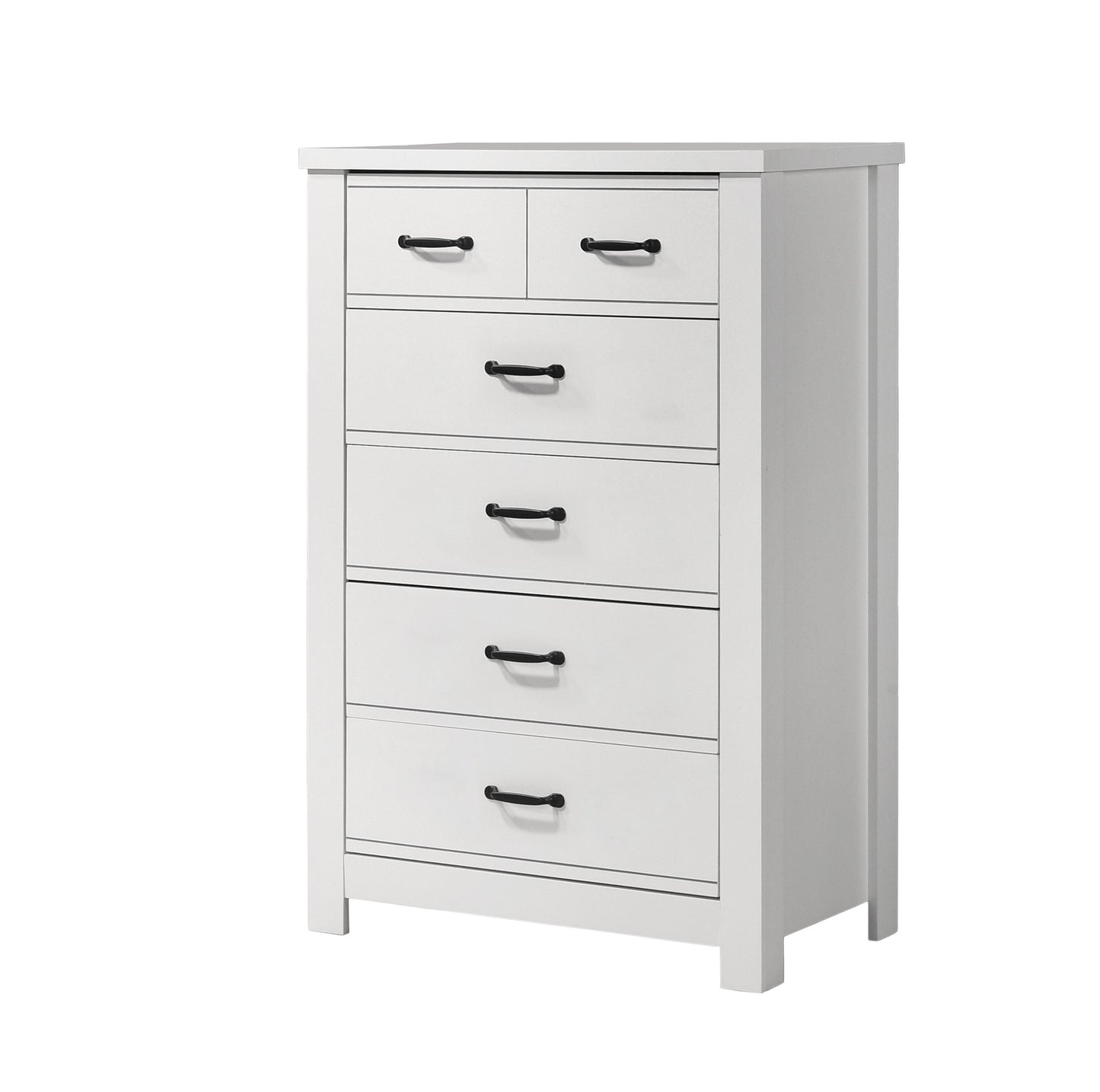 Cassini - 5-Drawer Chest - White