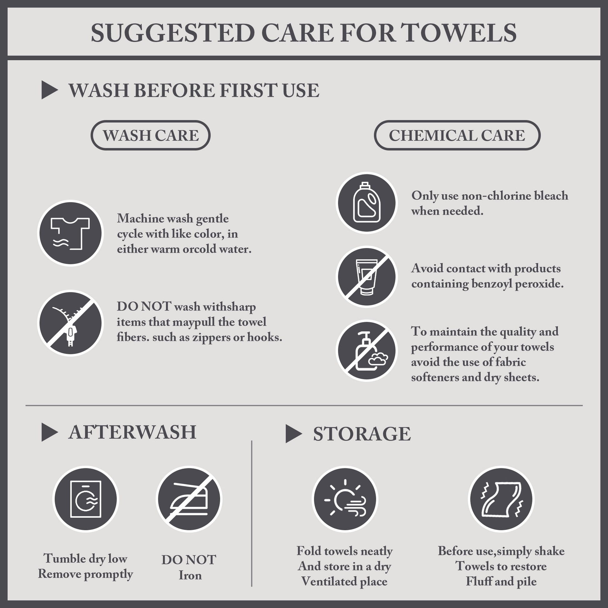 Turkish - 6 Piece Bath Towel Set - Purple