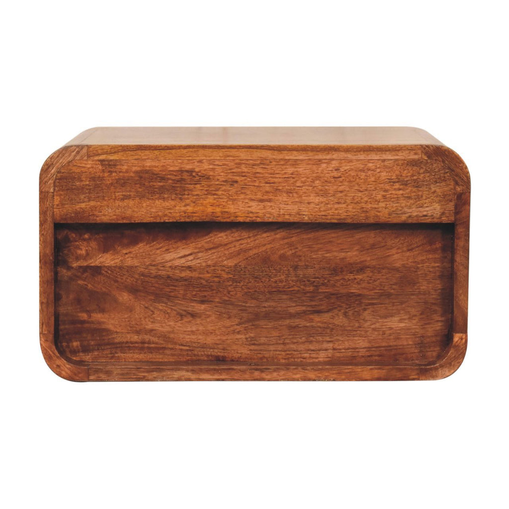 Curve Upper Slot Floating Nightstand