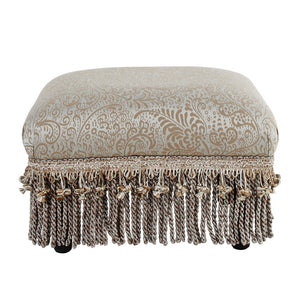 Fiona - Accent Footstool Ottoman - Beige