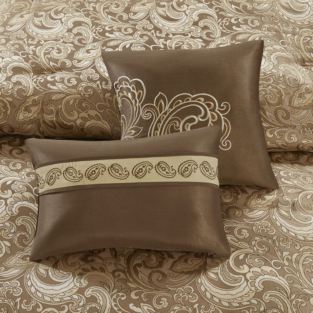 Brystol - 24 Piece Room In A Bag - Brown - Fabric