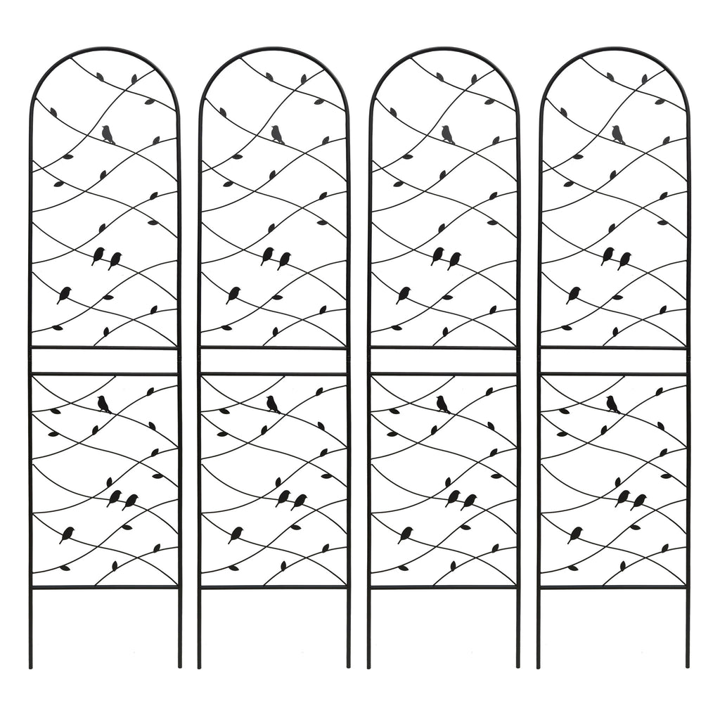 Garden Rustproof Trellis For Climbing Plants