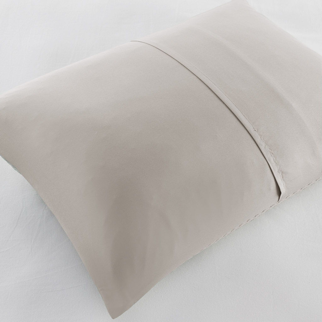 Mina - Twin/Twin XL Waffle Weave Textured Duvet Cover Set - Sage Green