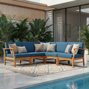 Perla - 5 Pieces Sofa Set
