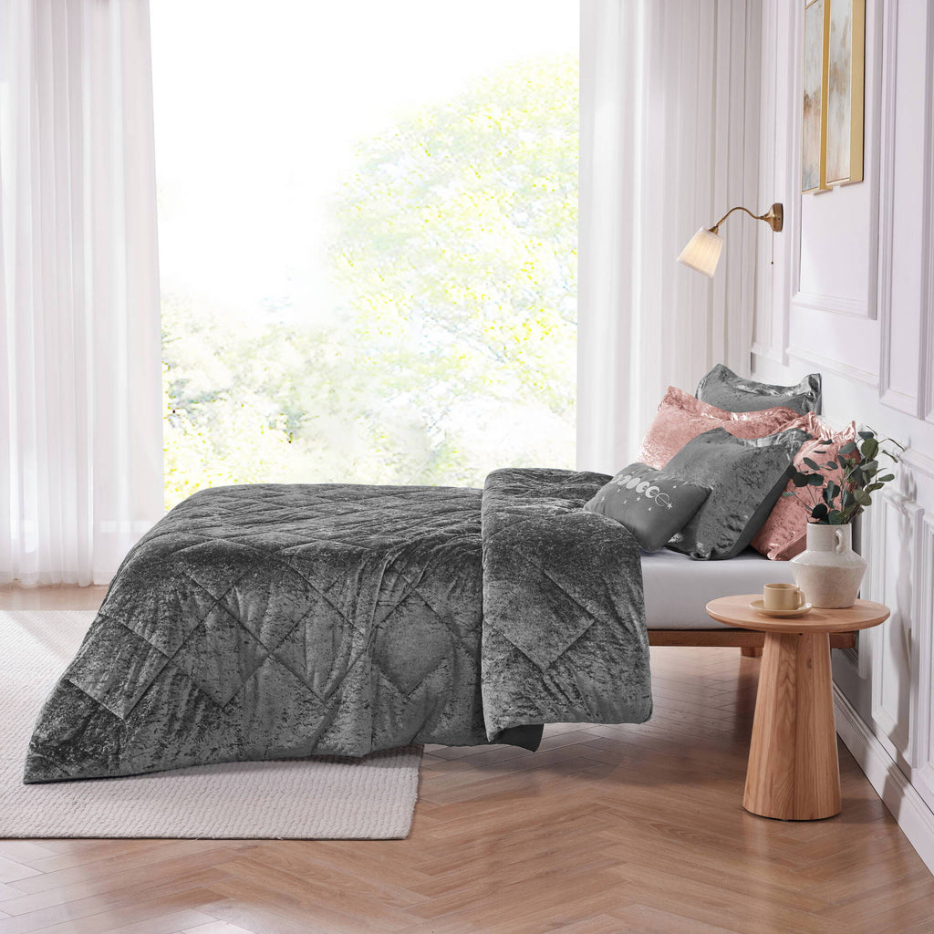 Felicia - Comforter Set - Gray