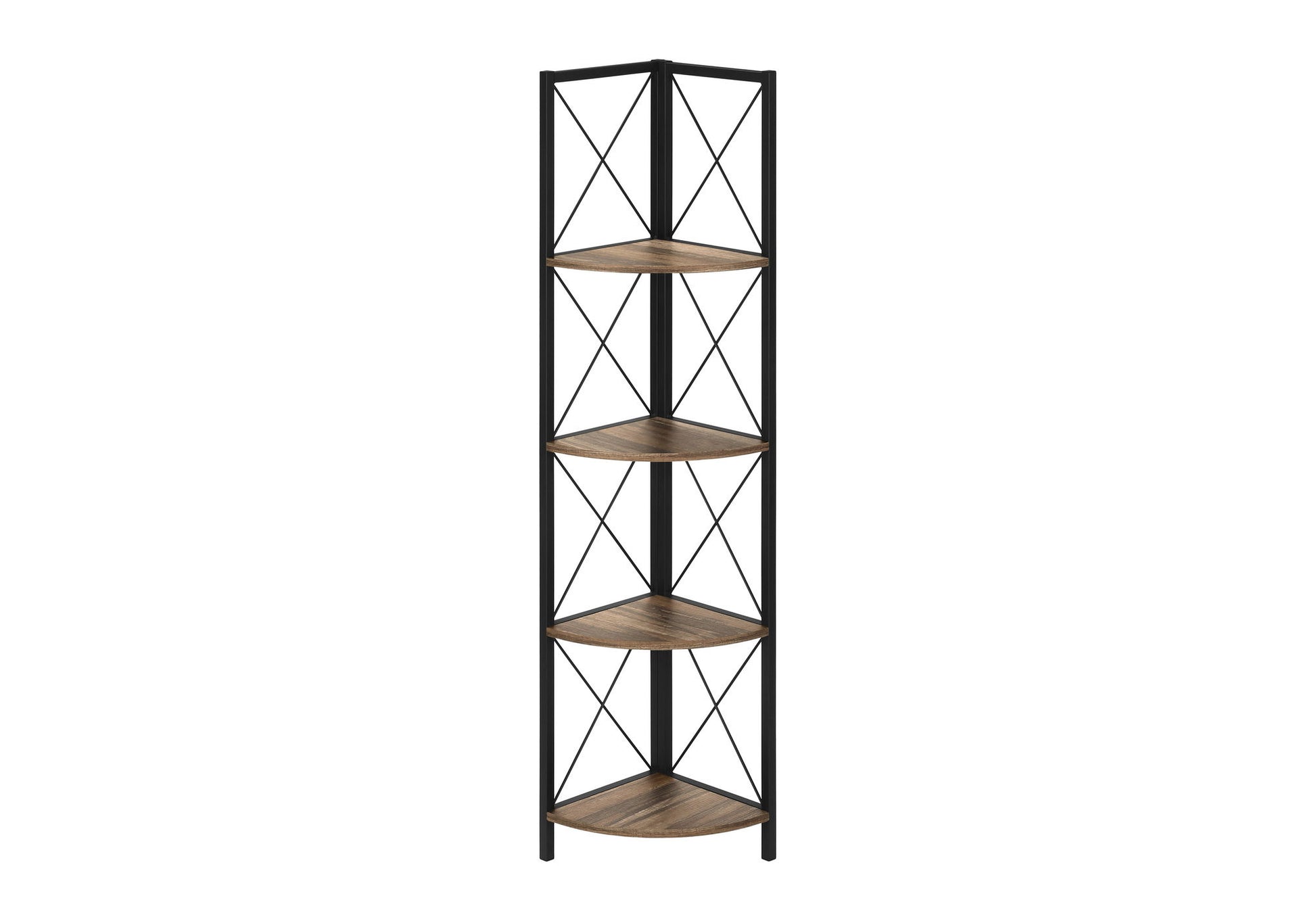 Bookshelf, Bookcase, Etagere, Corner, 4 Tier, Office