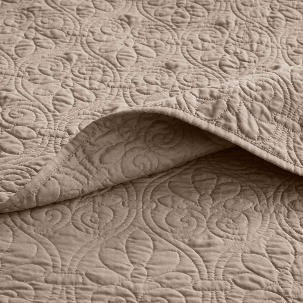 Quebec - King Reversible Bedspread Set - Neutral
