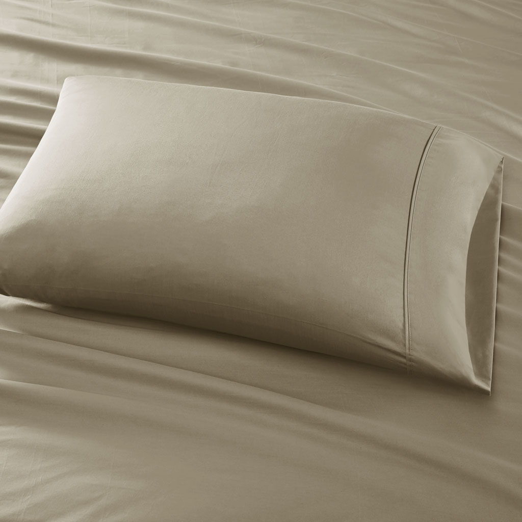Queen 800 Thread Count Sheet Set - Khaki
