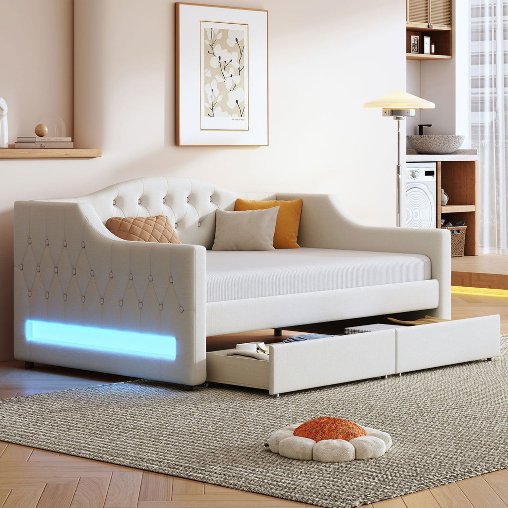 Daybed With LED Belt