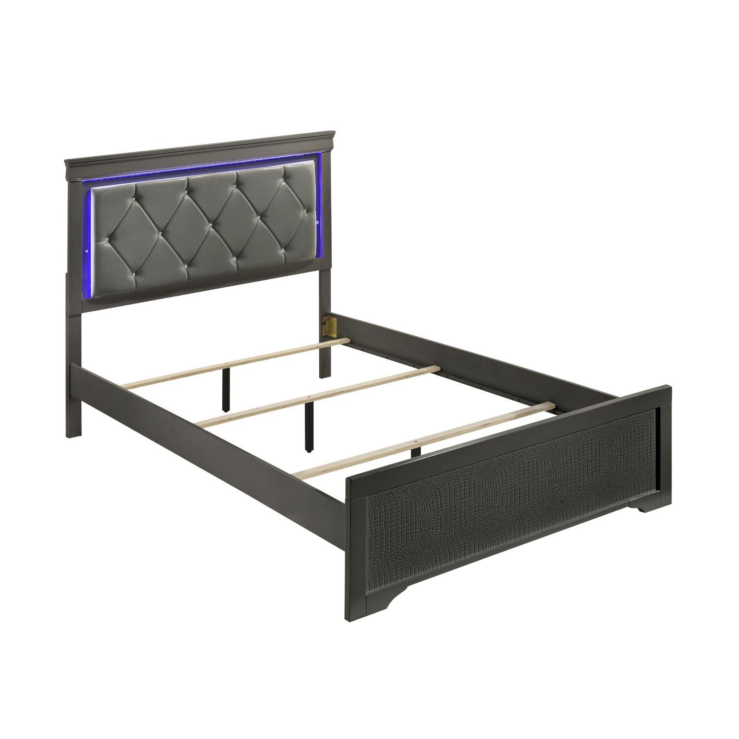 Blaze - Modern Bed With LED Headboard