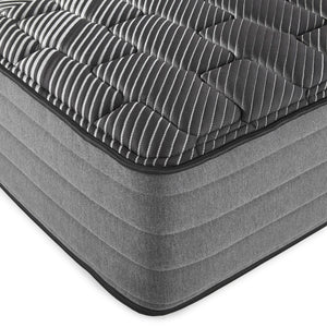 Starrett Black - 14" Euro Top Hybrid Mattress With Copper Gel And Silver Infused Foam - Sleek Black - Twin