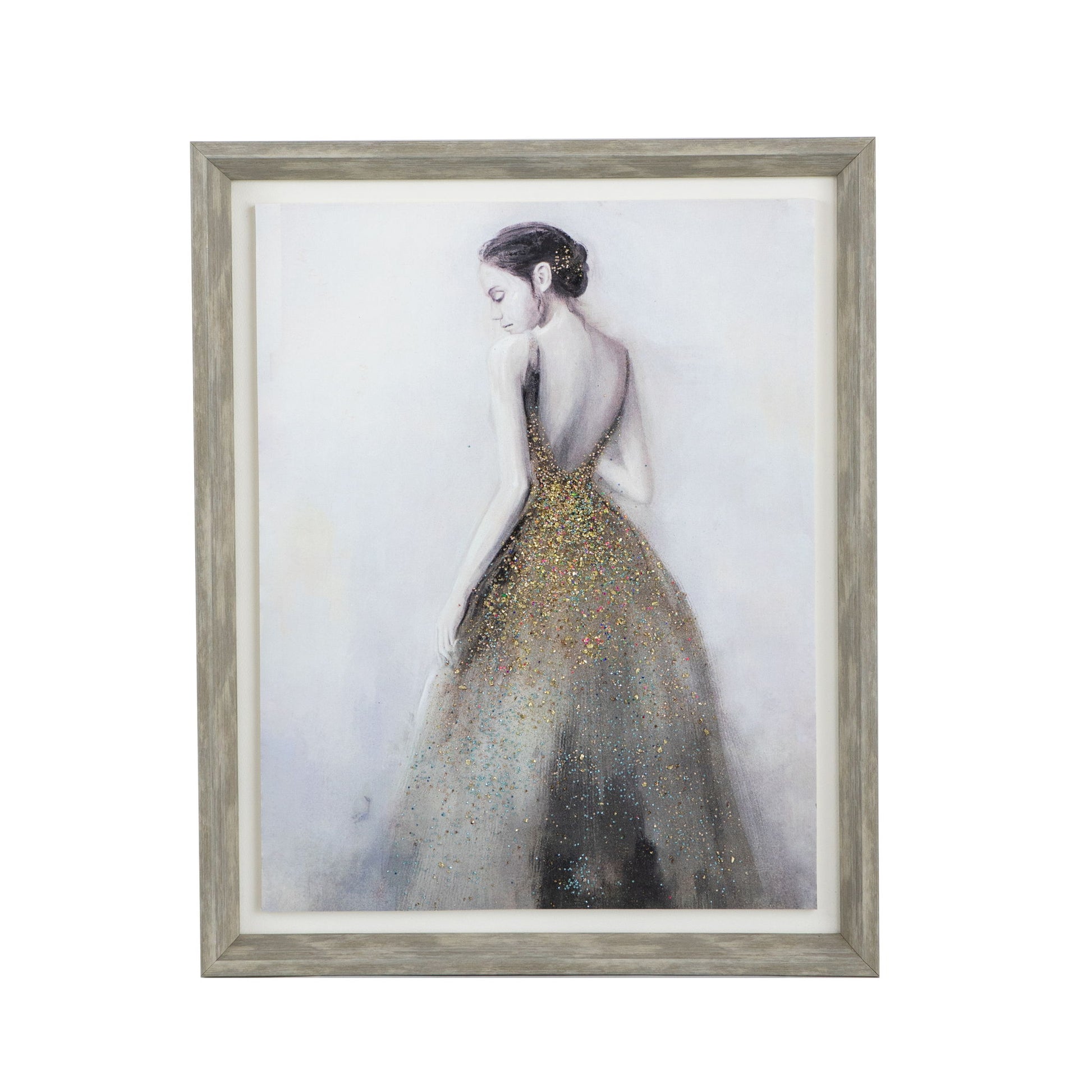 Feminine Figure Wall Art, Wall Decor For Living Room Dining Room Office Bedroom - Multicolor