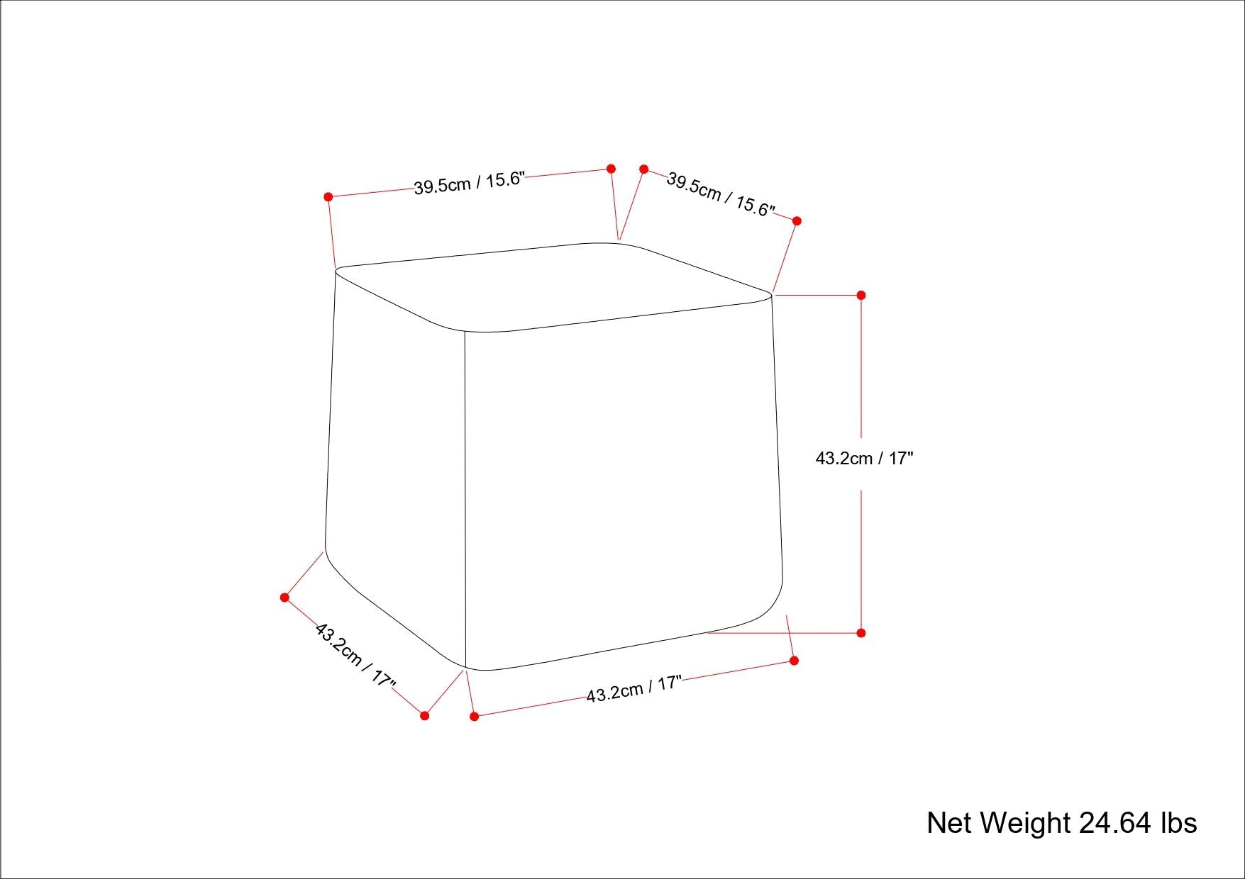 Bassett - Cast Aluminum Side Table - Brown