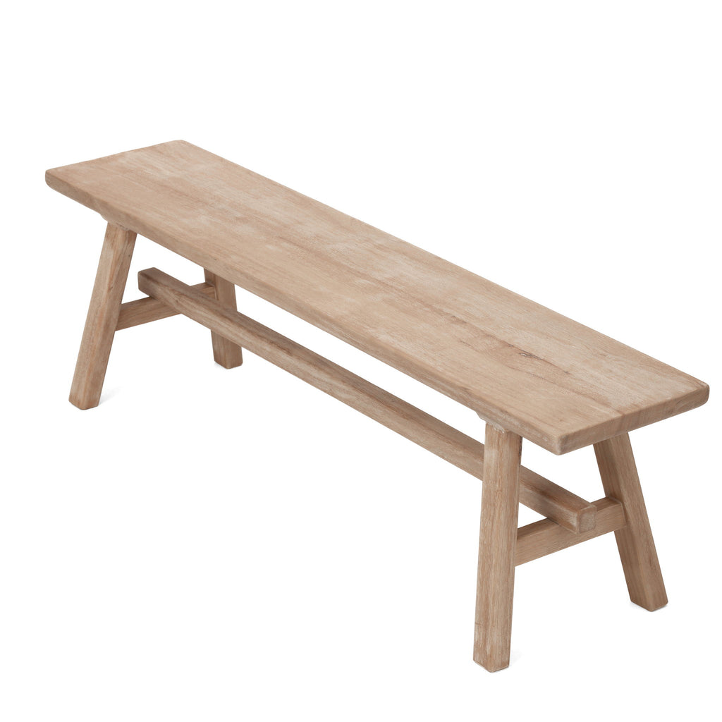 Dining Bench For Indoor Use - Natural Wood