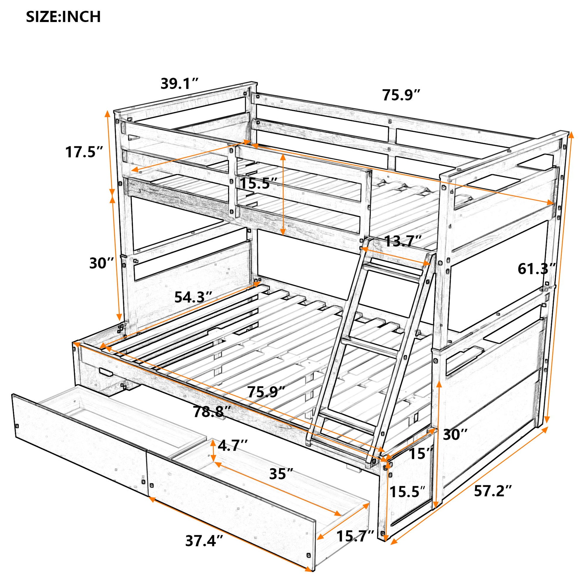 Bunk Bed With Storage