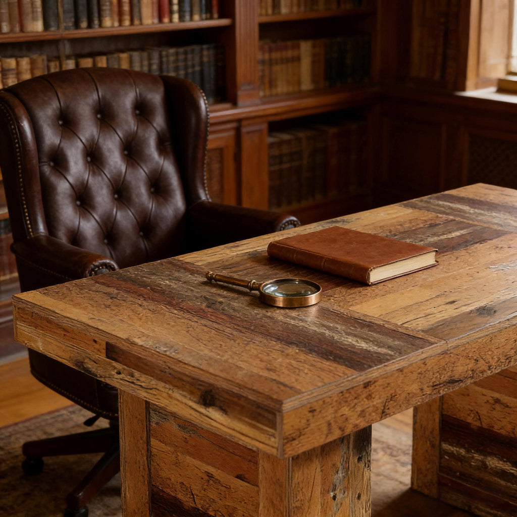 Executive Desk - Brown
