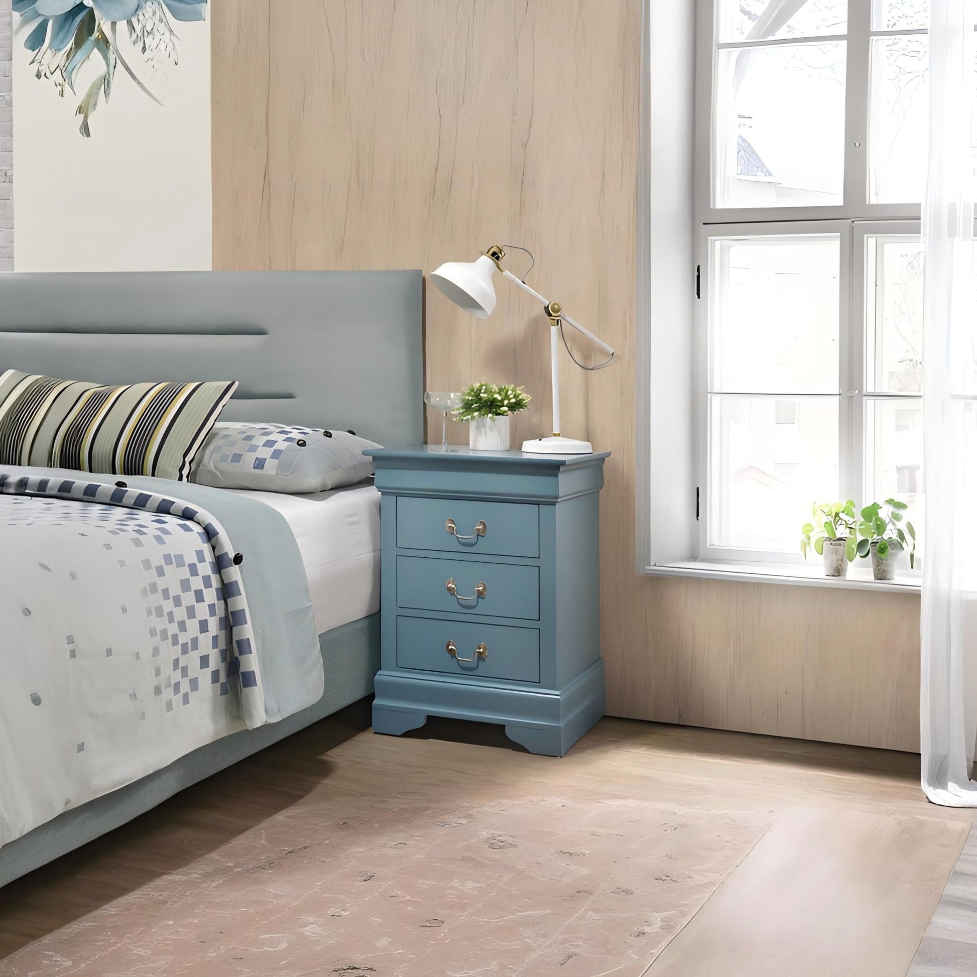 Louis Phillipe - Nightstand - Wood