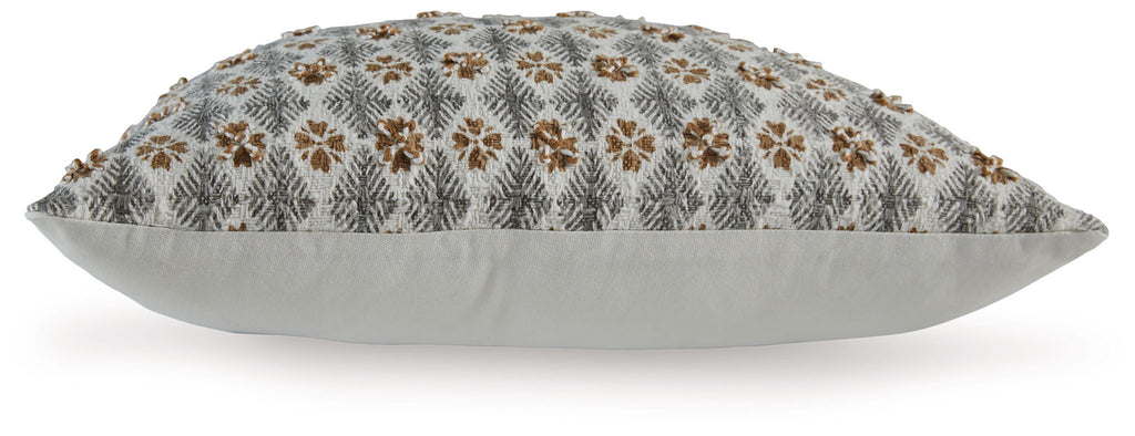 Dainwick - Pillow (Set of 4) - White / Gray / Brown