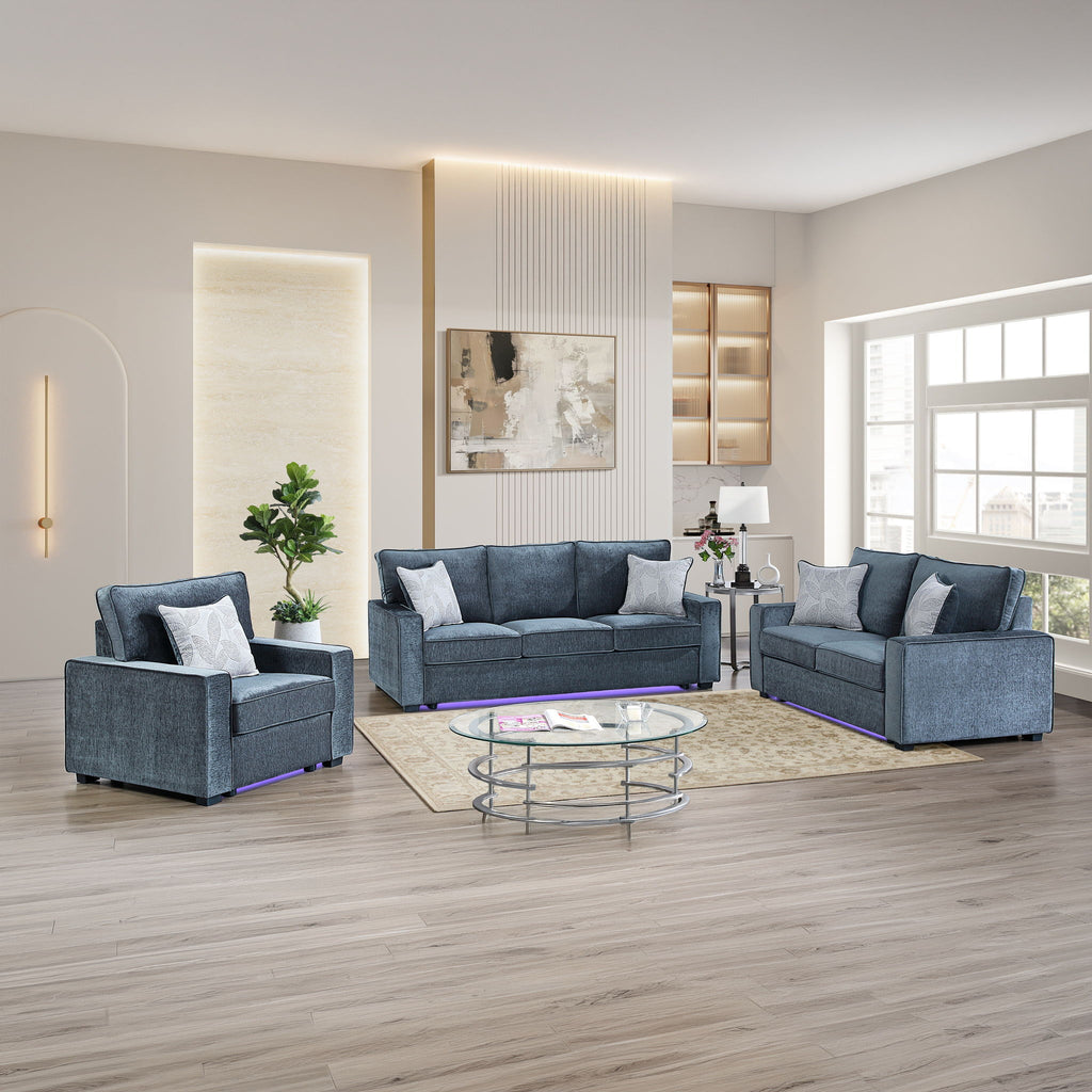 Rita - Living Room Set With LED