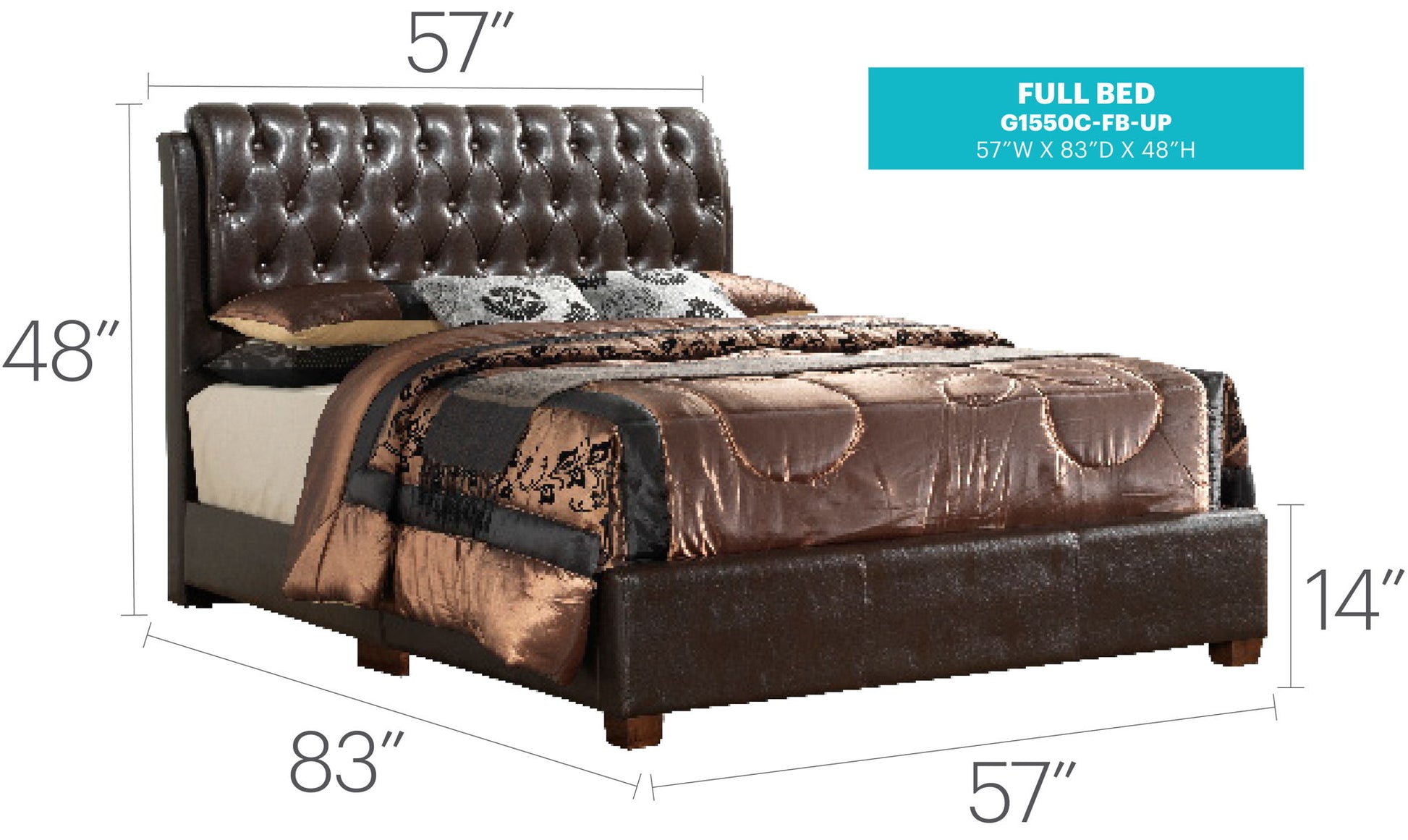 Tufted Upholstered Bed