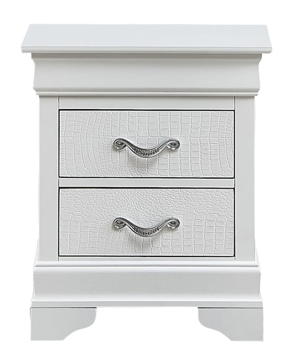 Lorana - G6590-N Nightstand - Silver Champagne