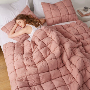 Dream Puff - Down Alternative Comforter Set - Rose