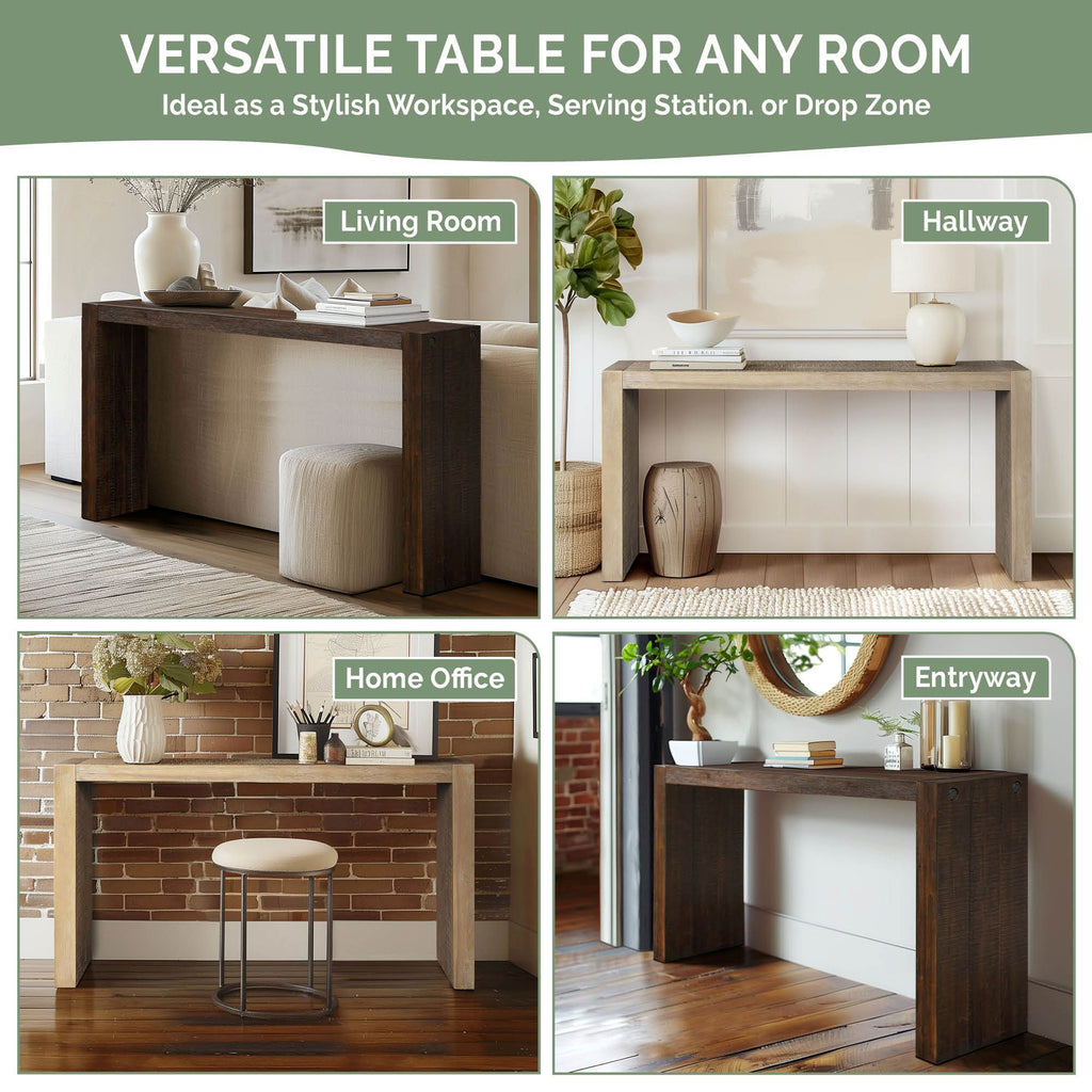 Monterey - Modern Console Table - Brown