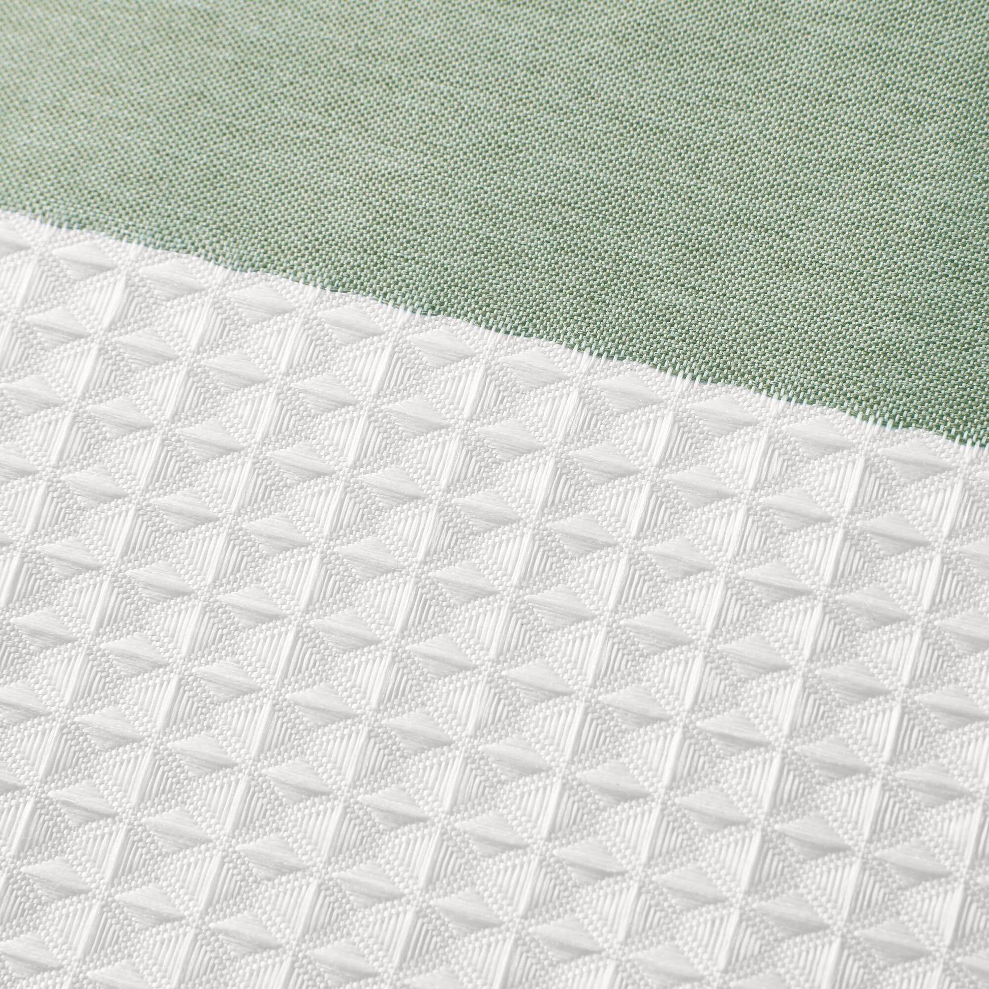Spa Waffle - 108" x 72" Shower Curtain With 3M Treatment - Sage Green