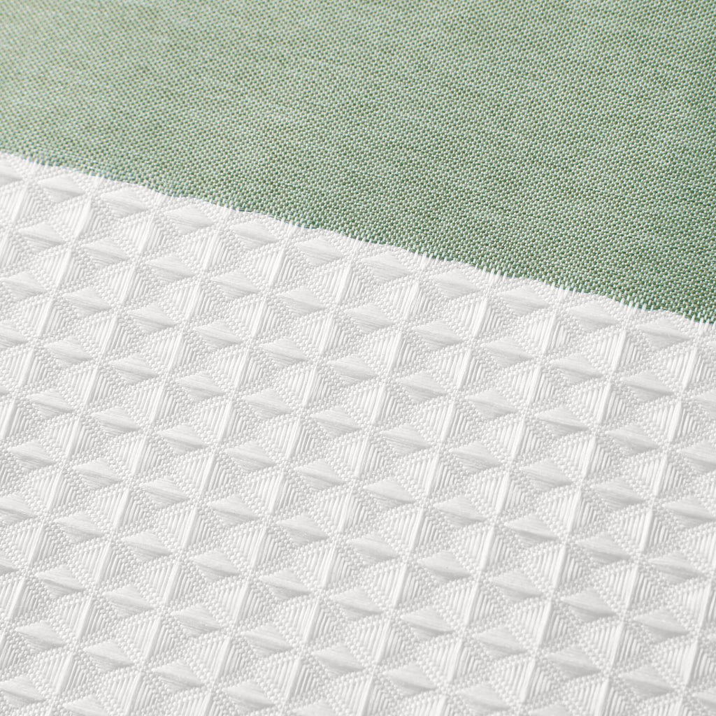 Spa Waffle - 72" x 78" Shower Curtain With 3M Treatment - Sage Green