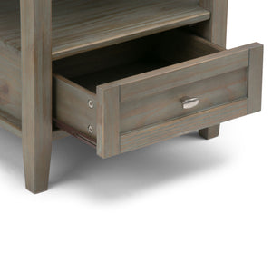Warm Shaker - End Table - Light Brown