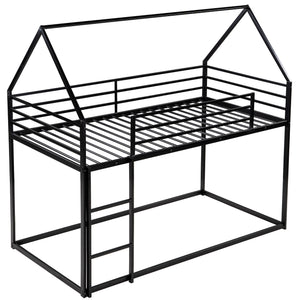 House Bunk Bed With Built In Ladder