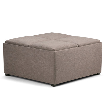 Avalon - Square Coffee Table Storage Ottoman