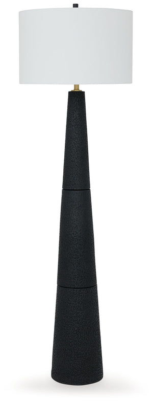Hallburg - Poly Floor Lamp - Black