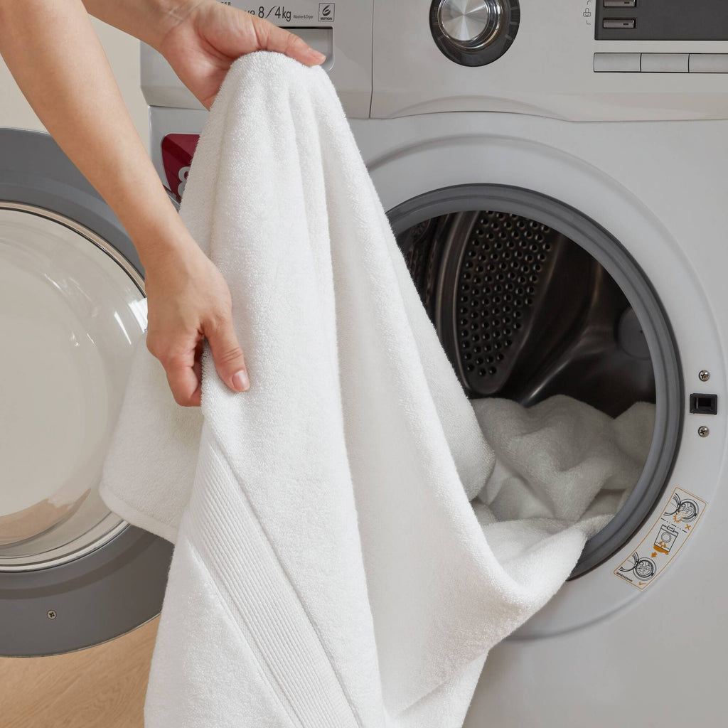 800GSM - 8 Piece Antimicrobial Towel Set - Light Purple