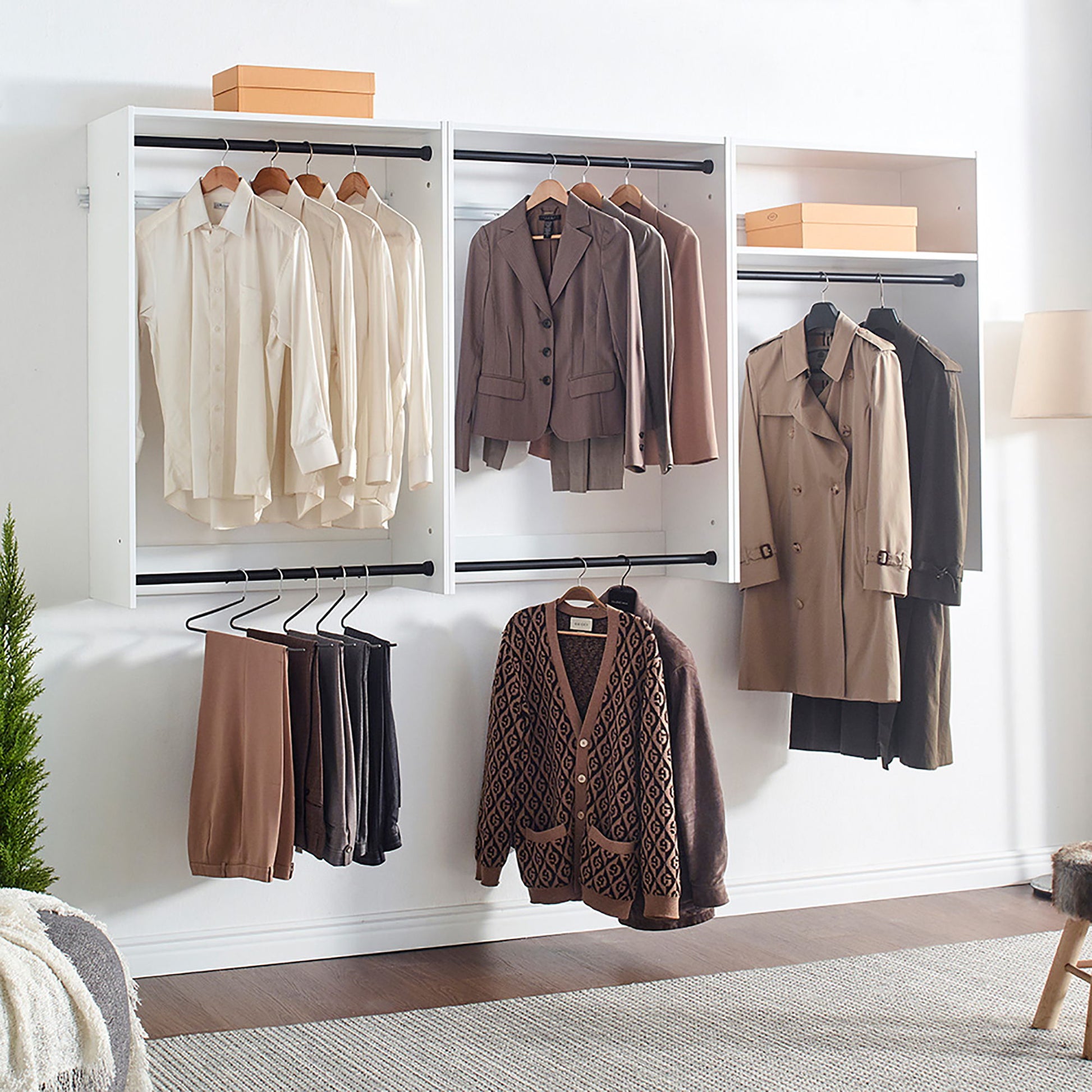 Devi - Wall Mounted Closet System & Modular Units