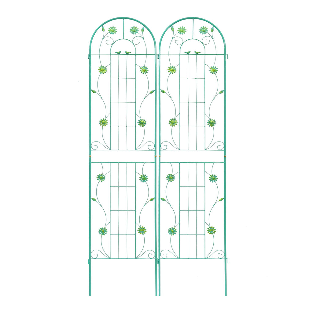 Metal Garden Trellis Rustproof Trellis For Climbing Plant Outdoor Flower Support