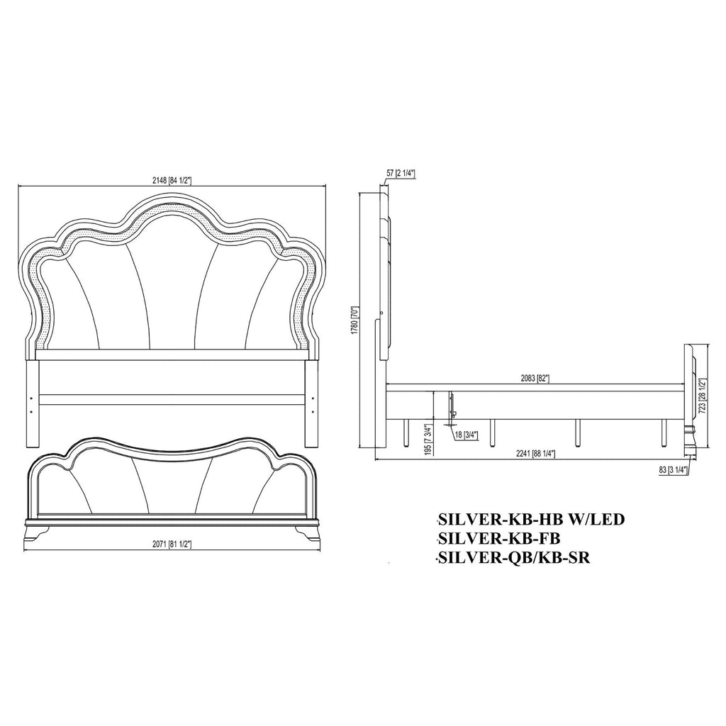 Aurelia - Bed With LED Light