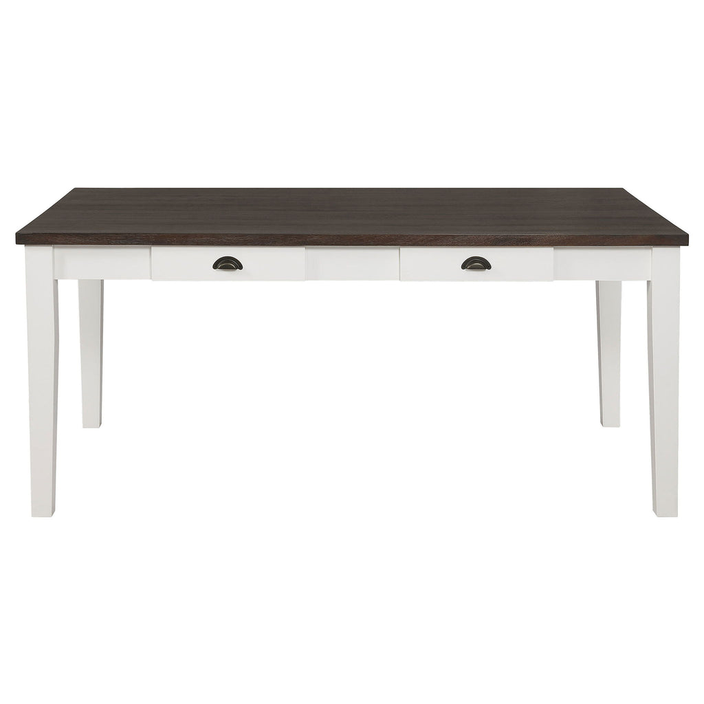 Preston - 2 Drawer Table - Antique White