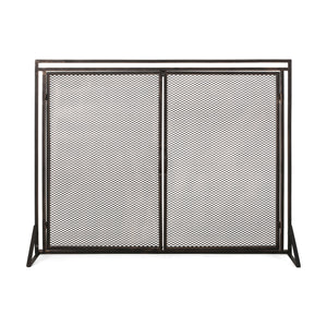 Samantha - Iron Fireplace Screen 2 Door Design