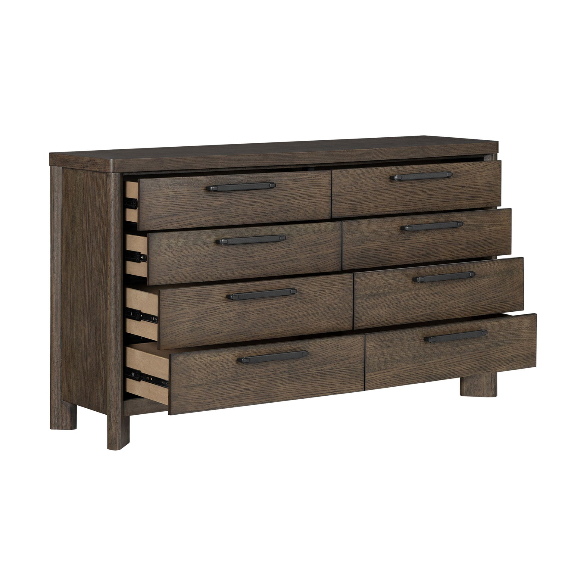 8 Drawer Dresser - Dark Oak