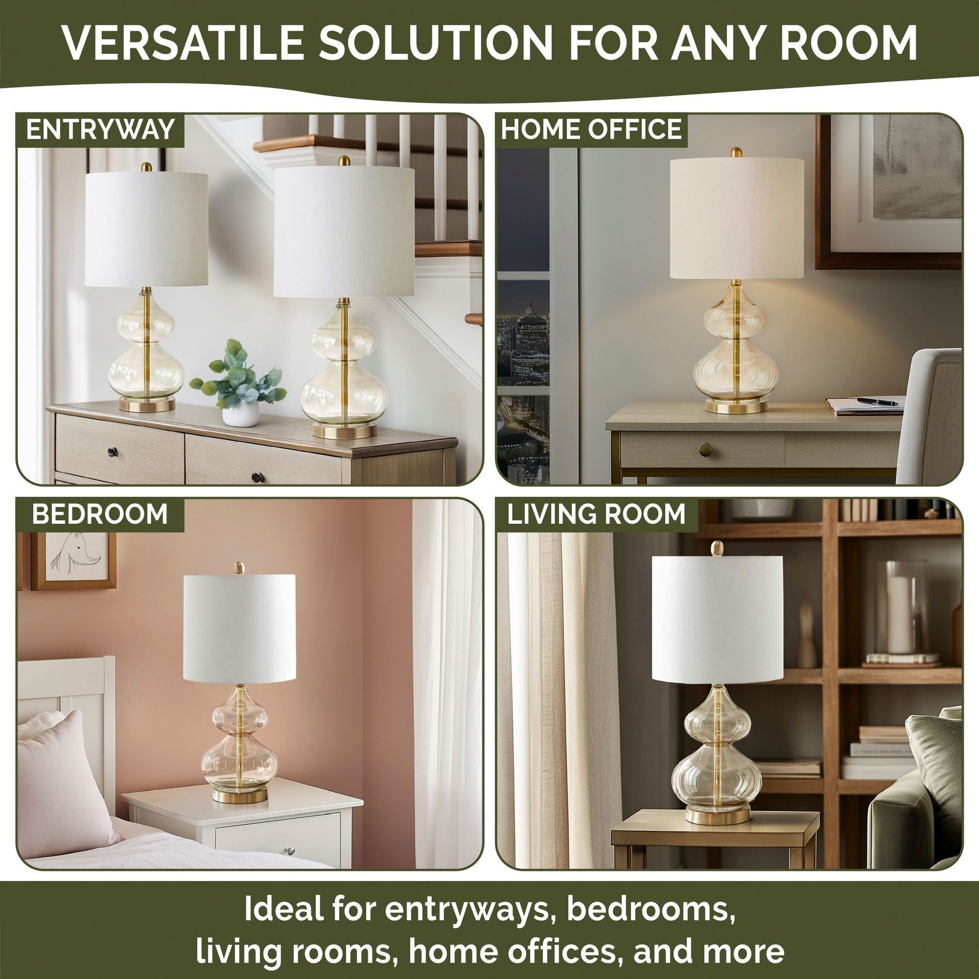 Ellipse - Table Lamp (Set of 2) - Gold