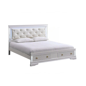 Verona - Bed With LED Accent Lighting, 2 Drawers